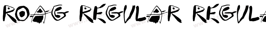 Roag Regular Regula字体转换